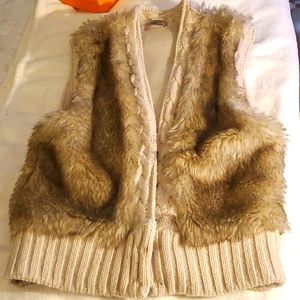 faux fur vest